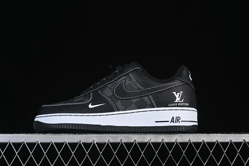 All categories Nk Air Force 1 Air Force series Nk Air Force 1 Low Air Force low-top Nike Air Force 1'07 Low LV joint checkered black pebbles Air Force 1 low-top casual sneakers CZ3986-001